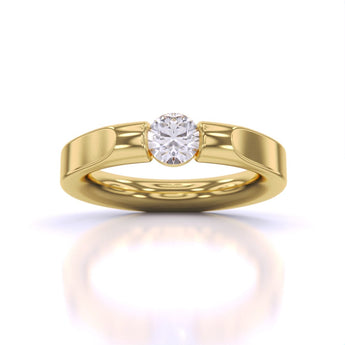 Ivana Jewels Rings Yellow Gold / 14KT Solitaire Diamond Ring