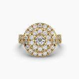 Ivana Jewels Rings Yellow Gold / 14KT The Most Beautiful Round Cut Diamond Ring