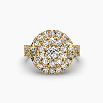 Ivana Jewels Rings Yellow Gold / 14KT The Most Beautiful Round Cut Diamond Ring