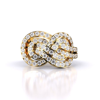 Ivana Jewels Rings Yellow Gold / 14KT Willow Diamond Ring