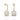 Buy Sleek Drop Diamond Hoop Earring from Ivana Jewels Best lab grown diamond jewellery brand