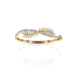 Buy Sterling Leaf Design Diamond Bracelet from Ivana Jewels Best lab grown diamond jewellery brand