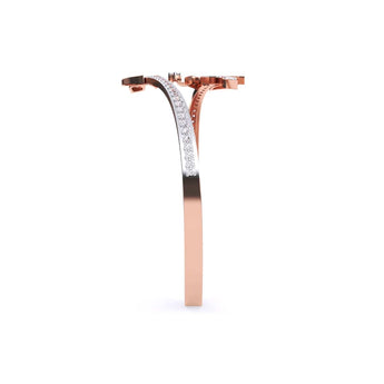 Buy Twist Leaf Style Diamond Bracelet from Ivana Jewels Best lab grown diamond jewellery brand