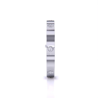 Buy Rhinestone Diamond Bangle Online from Ivana Jewels Best lab grown diamond jewellery brand