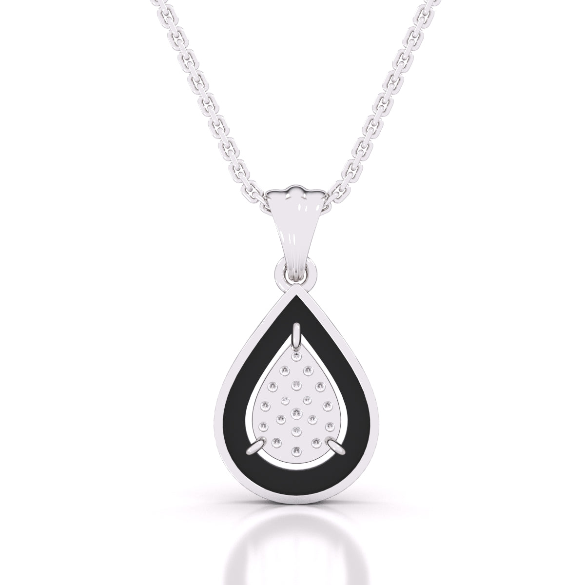 Everlasting Teardrop Pendant