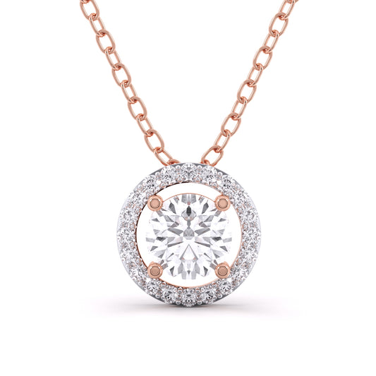 2 CARAT Solitaire Pendant