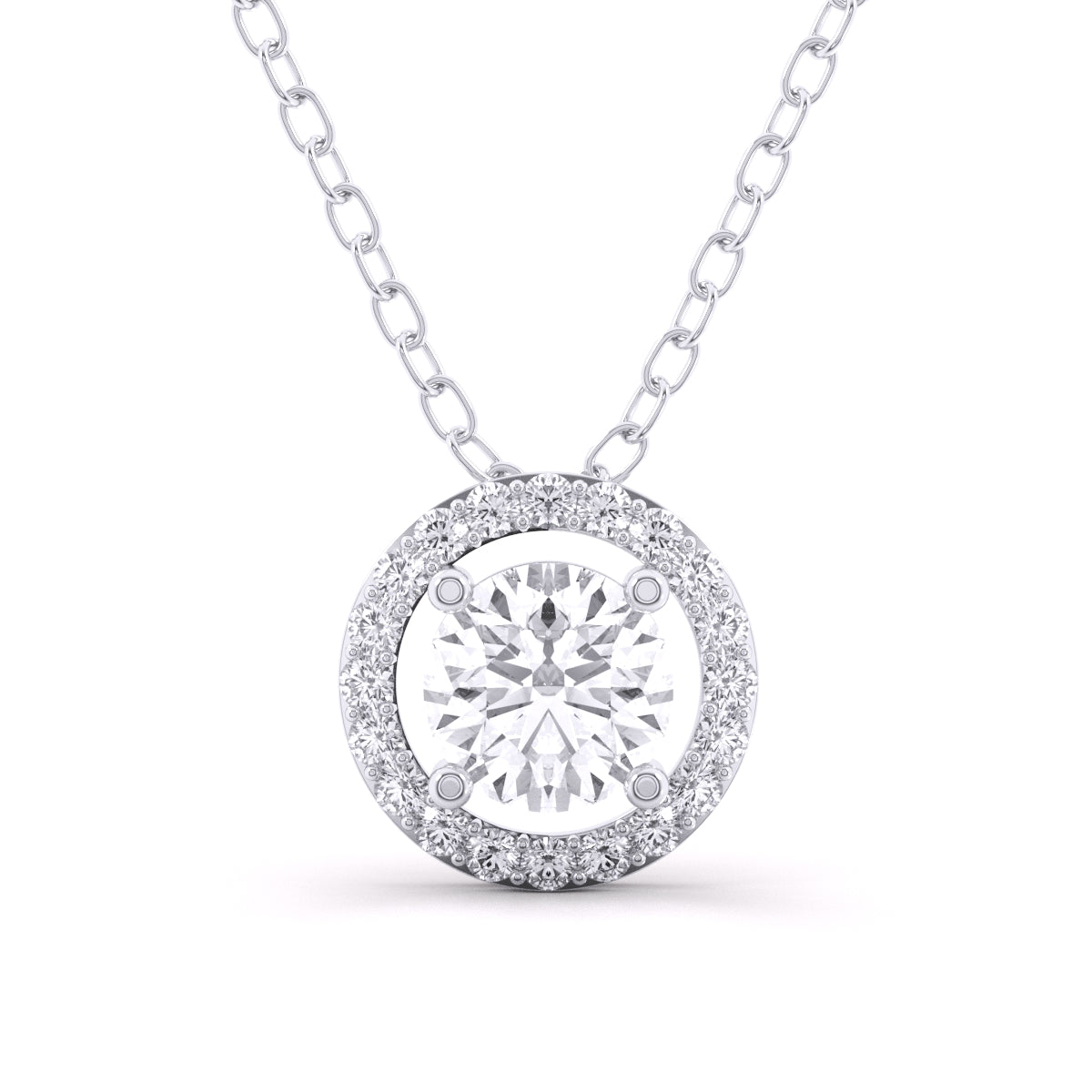 2 CARAT Solitaire Pendant