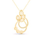 Classy Loop Diamonds Pendant