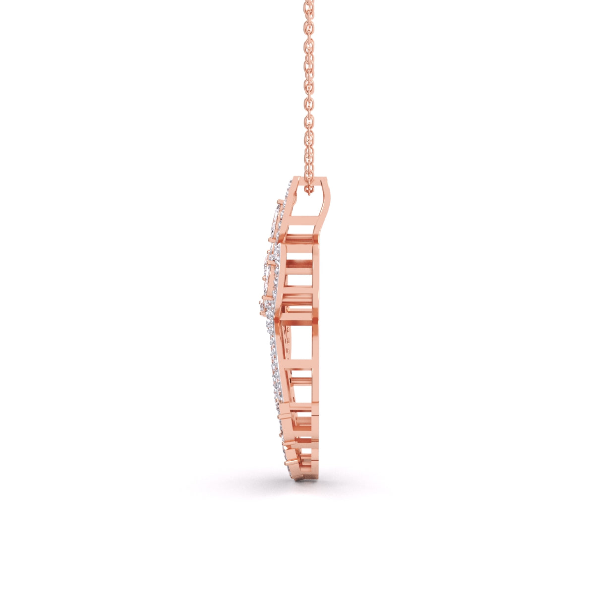 Classy Loop Diamonds Pendant