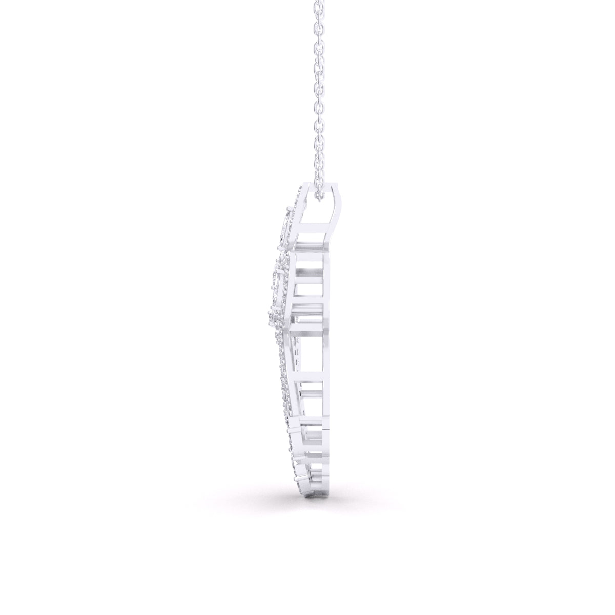 Classy Loop Diamonds Pendant