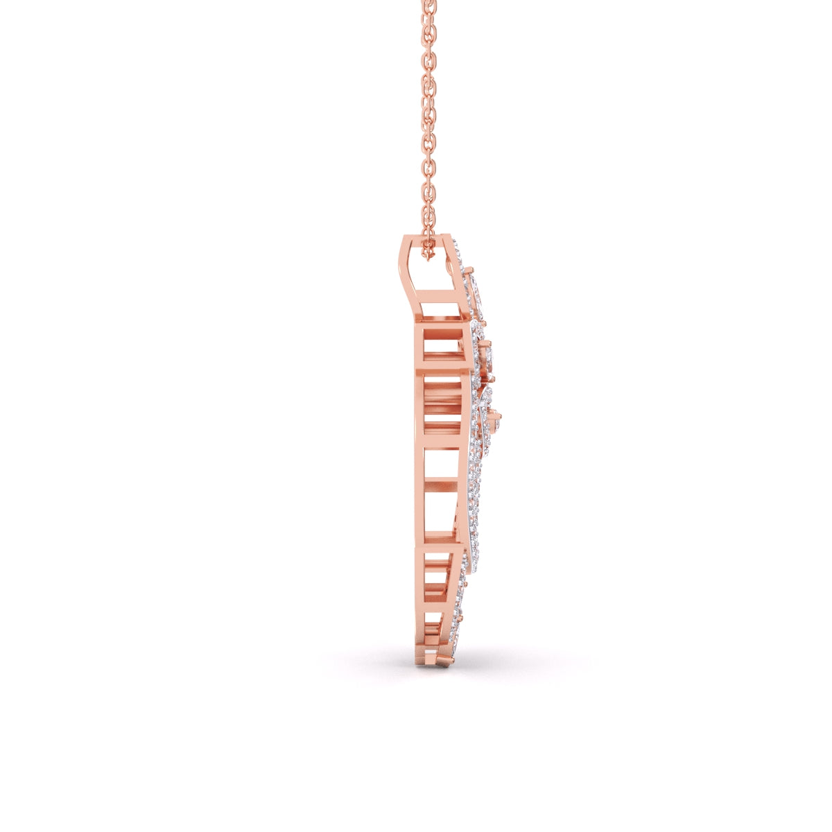 Classy Loop Diamonds Pendant