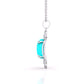 Turquoise Pointed Pendant