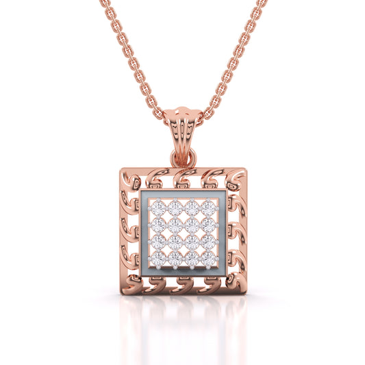 Radial Squared Pendant