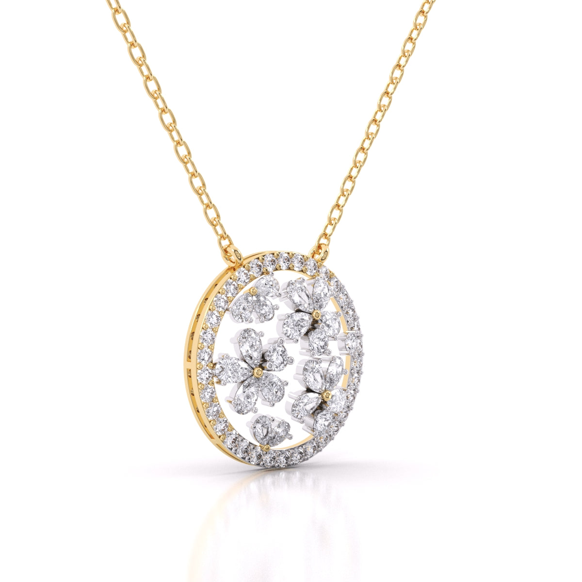 Classic Bloom Diamond Pendant