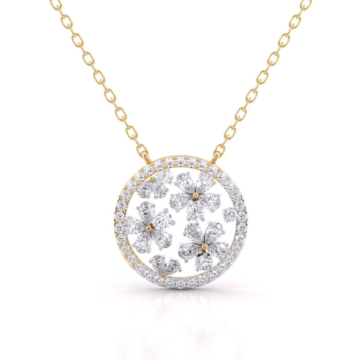 Classic Bloom Diamond Pendant