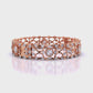 Gorgeous Design Solitaire Cushion & Round Diamond Bangle