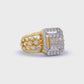 Fancy Baguette & Round Shape Diamonds Ring