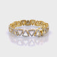 Trilliant Cut Diamond Tennis Bracelet