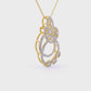 Classy Loop Diamonds Pendant