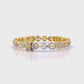 Multi Shape Diamonds Bangle