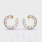 Multi Shape Open Hoop Earring