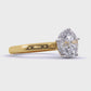 3 Carat Radiance Crown Solitaire Ring