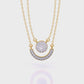 Double Strand Diamond Pendant