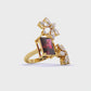 Ruby & Mixed Shape Diamonds Ring