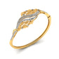 Classic Curve Style Diamond Kada Bracelet